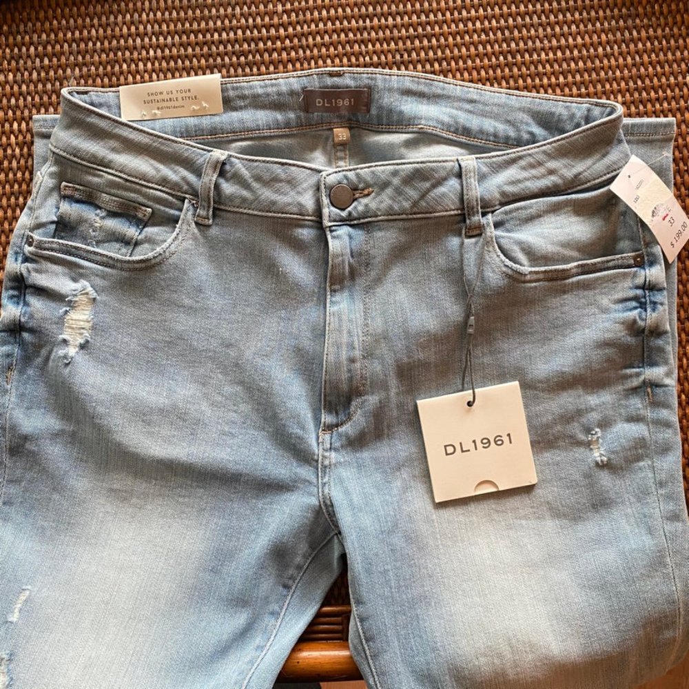 DL1961 Florence Skinny Mid Rise Instasculpt Crop